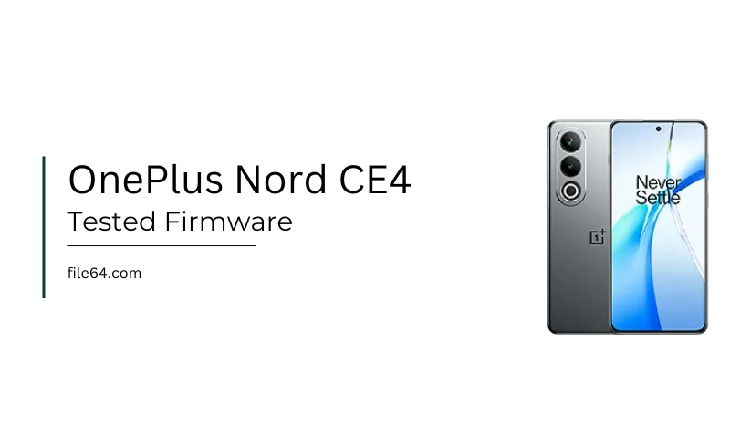 CPH2613 OnePlus Nord CE4 flash file