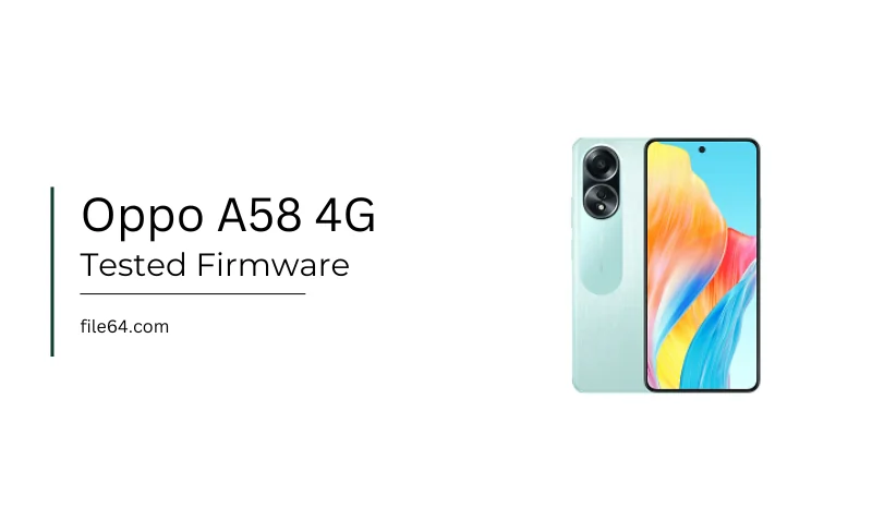 CPH2577 OPPO A58 Flash File