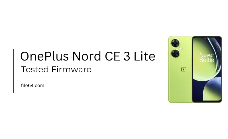 CPH2467 OnePlus Nord CE 3 Lite 5G Flash File CPH2465