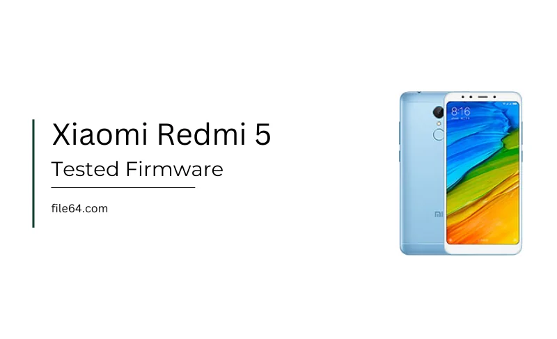 Redmi 5 rosy global Firmware Flash File